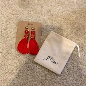 J Crew tassel earrings